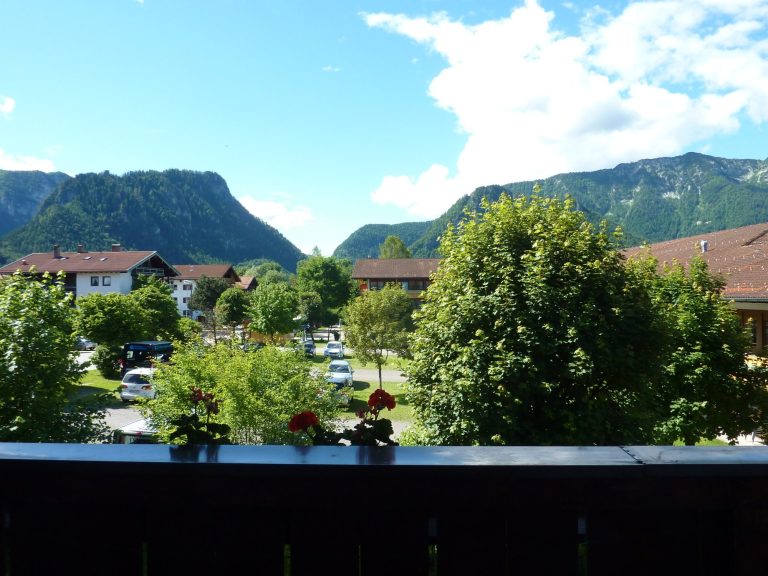 Bergblick vom Balkon