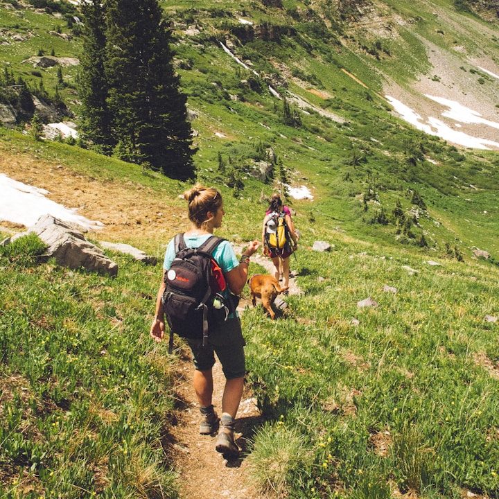 Wanderung im Gebirge