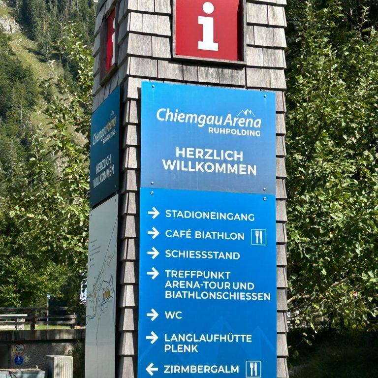 Empfangssäule Chiemgau Arena