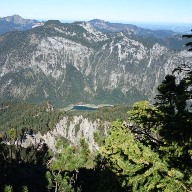 Blick vom Dürrnbachhorn auf den Weitsee