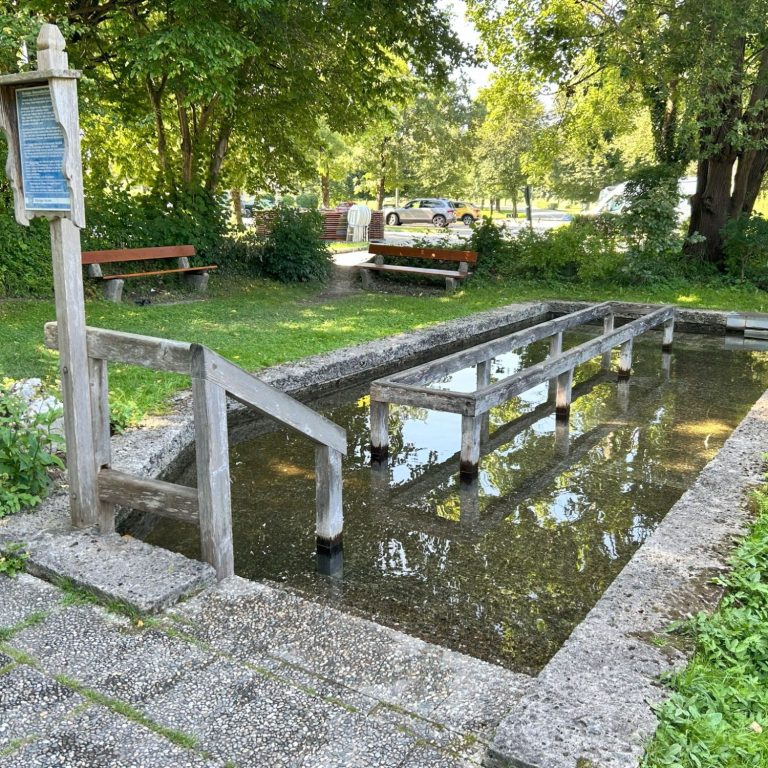 Kneippbecken im Kurpark